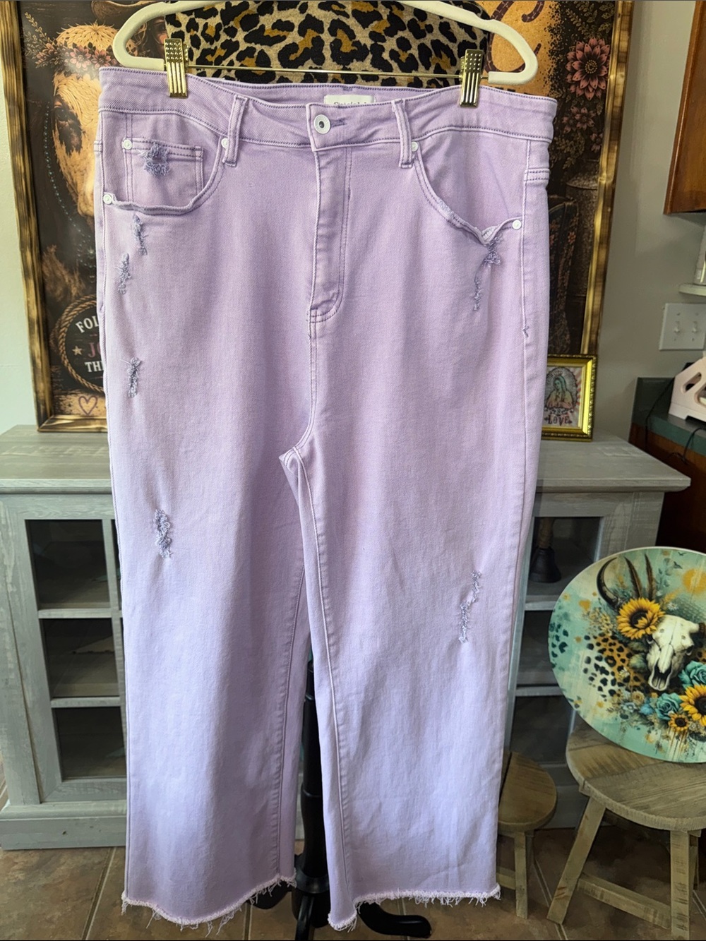 SPECIAL A Lavender High-Rise Women's Jeans Size 2xl
